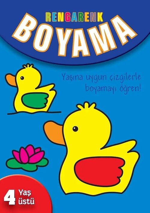 Rengarenk Boyama 4 Yaş Üstü Parıltı Yayınları