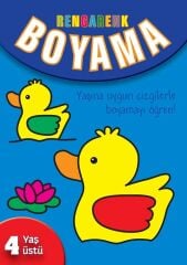 Rengarenk Boyama 4 Yaş Üstü Parıltı Yayınları