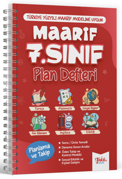 Takdir 7. Sınıf Maarif Plan Defteri Takdir Yayıncılık