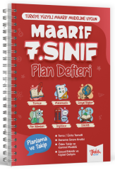 Takdir 7. Sınıf Maarif Plan Defteri Takdir Yayıncılık
