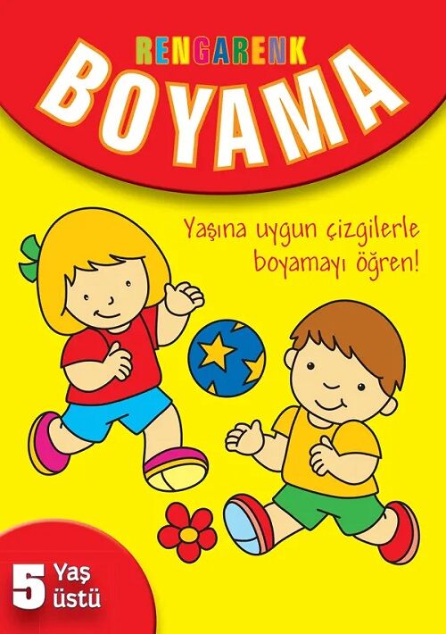 Rengarenk Boyama 5 Yaş Üstü Parıltı Yayınları