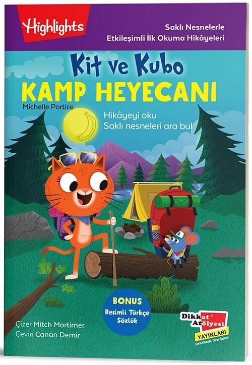 Kit ve Kubo Kamp Heyecanı -Michelle Portice Dikkat Atölyesi Yayınları
