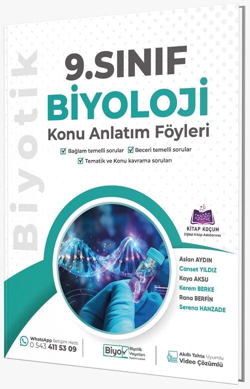 Biyotik 9. Sınıf Biyoloji Konu Anlatım Föyleri Biyotik Yayınları