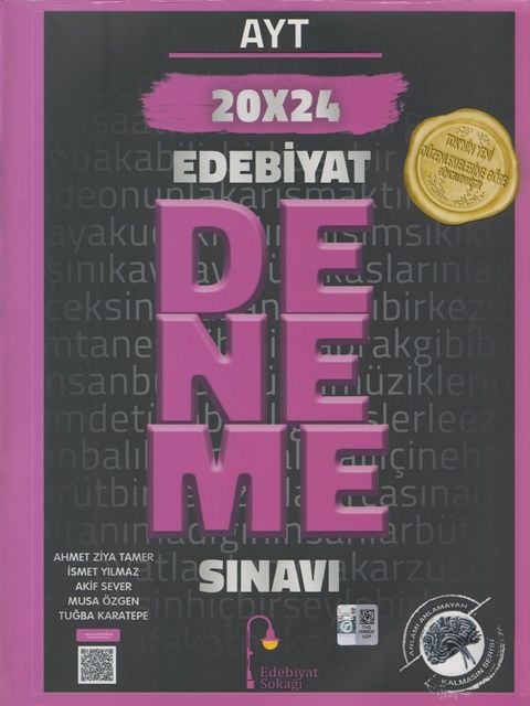 Edebiyat Sokağı YKS AYT Edebiyat 20x24 Deneme Edebiyat Sokağı Yayınları