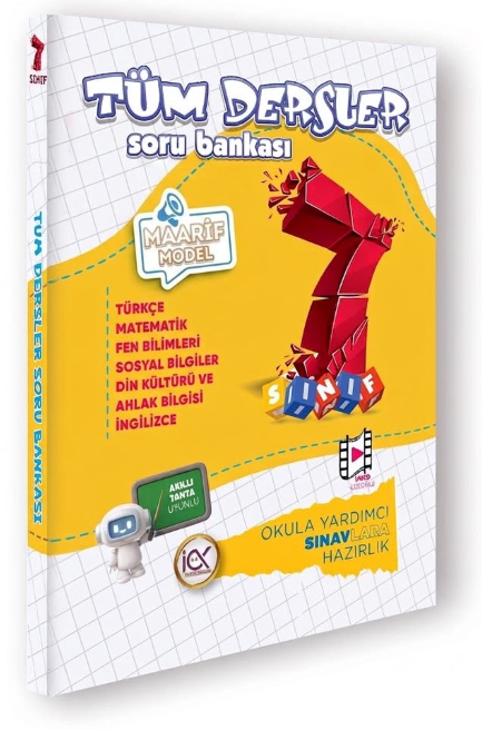 İlk Önce 7. Sınıf Tüm Dersler Maarif Model Soru Bankası İlk Önce Yayınları