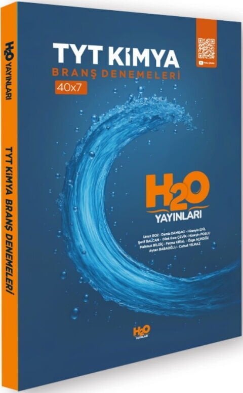 H2O Yayınları YKS TYT Kimya 40x7 Branş Denemeleri Çözümlü H2O Yayınları
