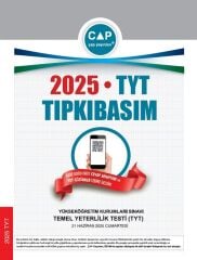 Çap Yayınları 2025 TYT Çıkmış Sorular Tıpkı Basım Çap Yayınları