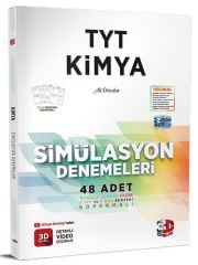 3D Yayınları YKS TYT Kimya Simülasyon 48 Deneme 3D Yayınları