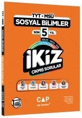 Çap Yayınları TYT MSÜ Sosyal Bilimler İkiz Çıkmış Sorular Son 5 Yıl Çap Yayınları