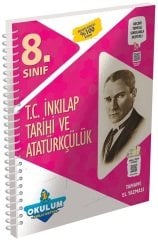Murat 8. Sınıf TC İnkılap Tarihi ve Atatürkçülük Okulum Akıllı Defter Murat Yayınları