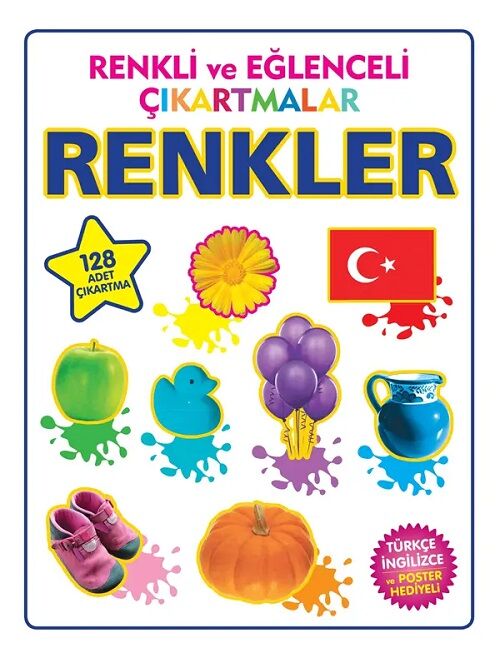 Renkli ve Eğlenceli Çıkartmalar - Renkler Parıltı Yayınları