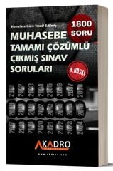 A Kadro KPSS A Grubu Muhasebe Çıkmış Sorular Çözümlü 4. Baskı A Kadro Yayınları