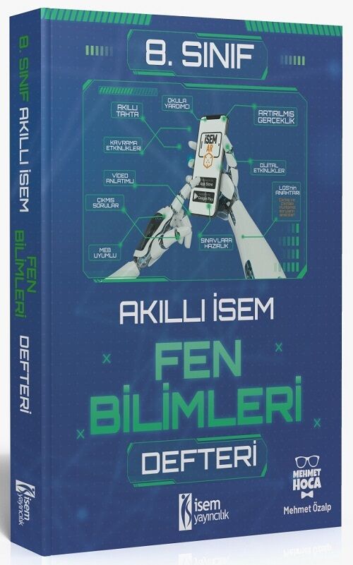 İsem 8. Sınıf Akıllı İsem Fen Bilimleri Defteri İsem Yayıncılık