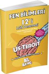 Ünlü 8. Sınıf LGS Fen Bilimleri Us Teroit 12 li Deneme Ünlü Yayınları