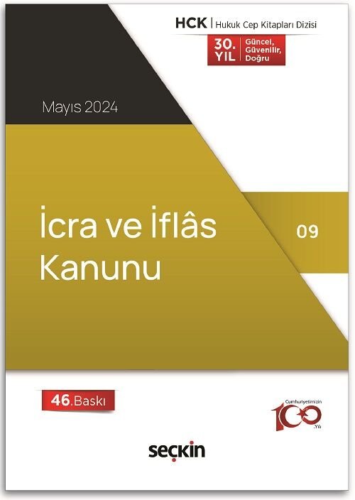SÜPER FİYAT - Seçkin 2024 İcra ve İflas Kanunu Cep Kitabı 46. Baskı Seçkin Yayınları