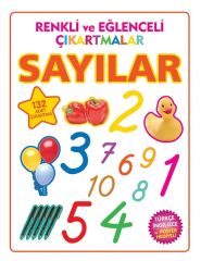 Renkli ve Eğlenceli Çıkartmalar - Sayılar Parıltı Yayınları