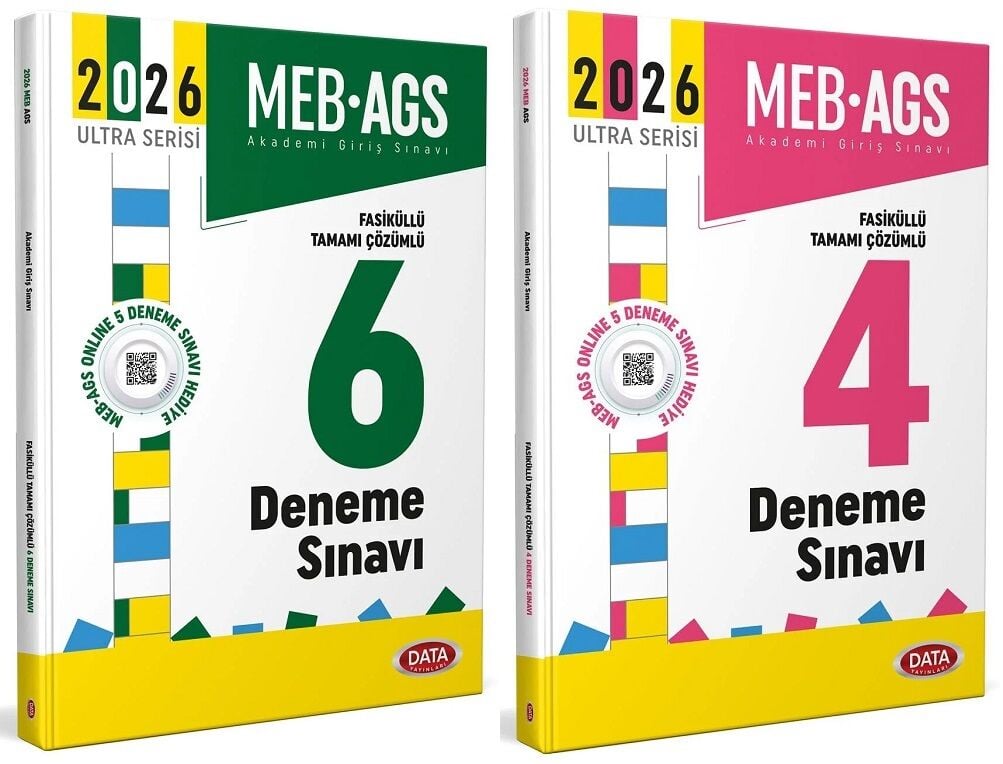Data 2026 MEB-AGS Tüm Dersler 6+4 Deneme 2 li Set Ultra Serisi Data Yayınları
