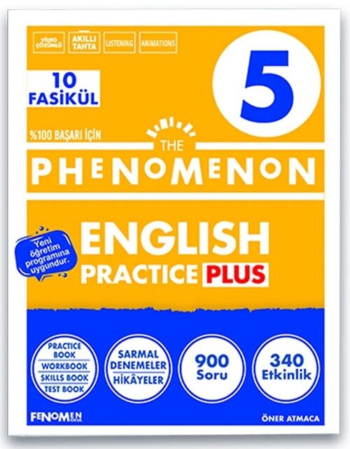 Fenomen Okul 5. Sınıf İngilizce The Phenomenon Practice Plus Fenomen Okul Yayınları