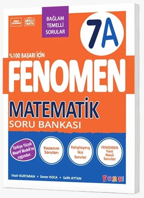 Fenomen Okul 7. Sınıf Matematik Fenomen A Maarif Modeli Soru Bankası Fenomen Okul Yayınları