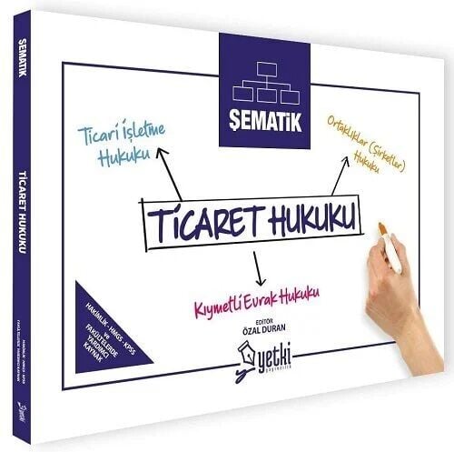 SÜPER FİYAT - Yetki 2024 Şematik Ticaret Hukuku 7. Baskı - Elif Kendüzler Yetki Yayıncılık