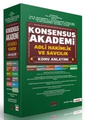 Savaş 2026 KONSENSUS Akademi Adli Hakimlik ve Savcılık Konu Anlatımı Set 7. Baskı - Ahmet Nohutçu Savaş Yayınları