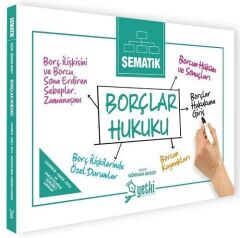 SÜPER FİYAT - Yetki 2024 Şematik Borçlar Hukuku 7. Baskı - Gökhan Aksoy Yetki Yayıncılık