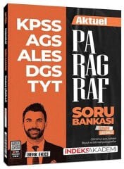 İndeks Akademi 2027 KPSS MEB-AGS ALES DGS TYT Aktüel Paragraf Soru Bankası Çözümlü - Berk Ekici İndeks Akademi Yayıncılık