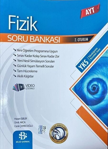 Bilgi Sarmal YKS AYT Fizik Soru Bankası Bilgi Sarmal Yayınları