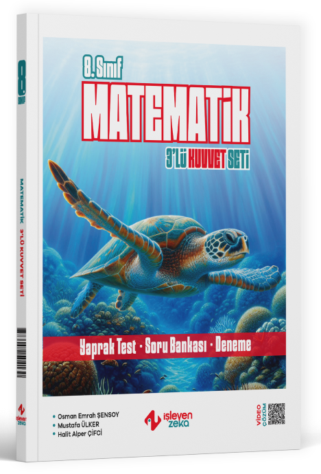 İşleyen Zeka 8. Sınıf Matematik 3 lü Kuvvet Seti İşleyen Zeka Yayınları