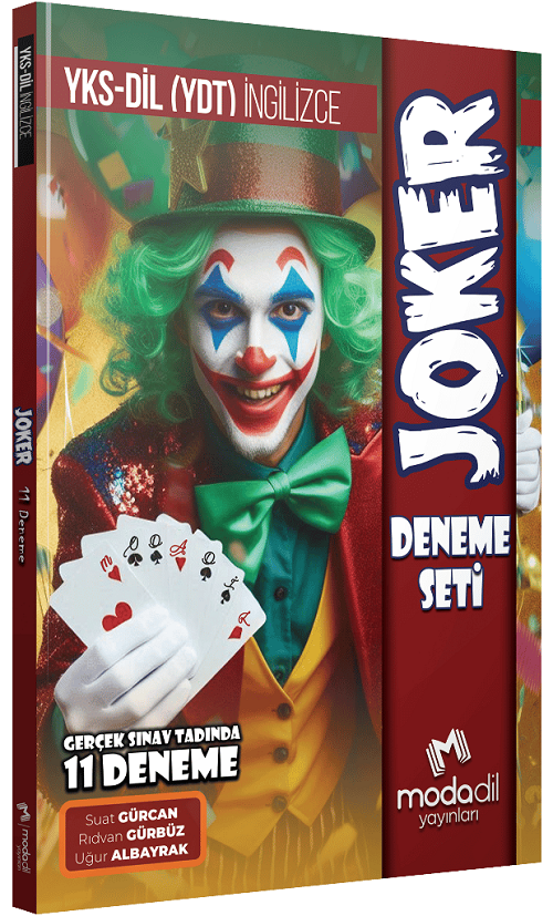 Modadil YKSDİL İngilizce Joker 11 Deneme Seti Modadil Yayınları