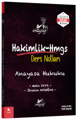 İmtiyaz 2026 HMGS Hakimlik Anayasa Hukuku Ders Notları 8. Baskı - Metin Kaya, İbrahim Akdoğan İmtiyaz Yayıncılık