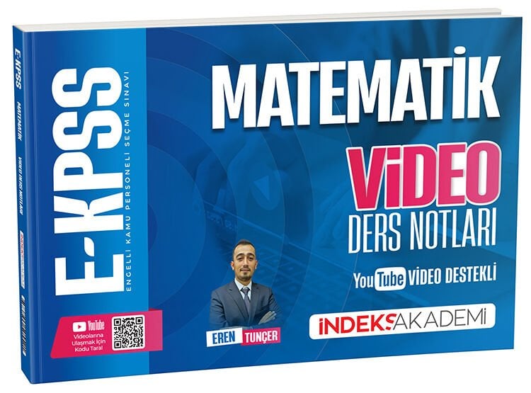 İndeks Akademi 2026 EKPSS Matematik Video Ders Notları - Eren Tunçer İndeks Akademi Yayıncılık