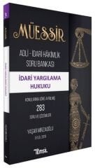 Temsil 2020 Hakimlik MÜESSİR İdari Yargılama Hukuku Soru Bankası Çözümlü - Yaşar Mirzaoğlu Temsil Kitap Yayınları