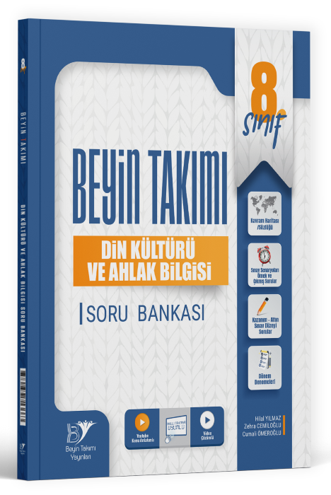 Beyin Takımı 8. Sınıf Din Kültürü ve Ahlak Bilgisi Soru Bankası Beyin Takımı Yayınları