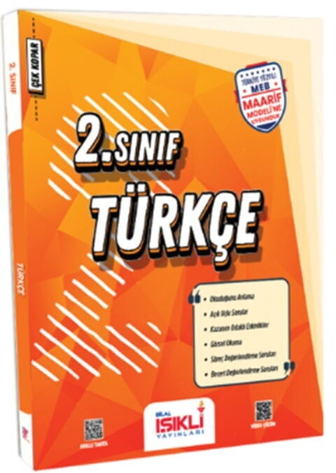 Bilal Işıklı 2. Sınıf Türkçe Maarif Modeli Soru Bankası Çözümlü Bilal Işıklı Yayınları