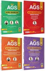 YENİ AGS - Yediiklim 2026 MEB-AGS Eğitim Bilimleri + Mevzuat Soru Bankası 4 lü Set Yediiklim Yayınları