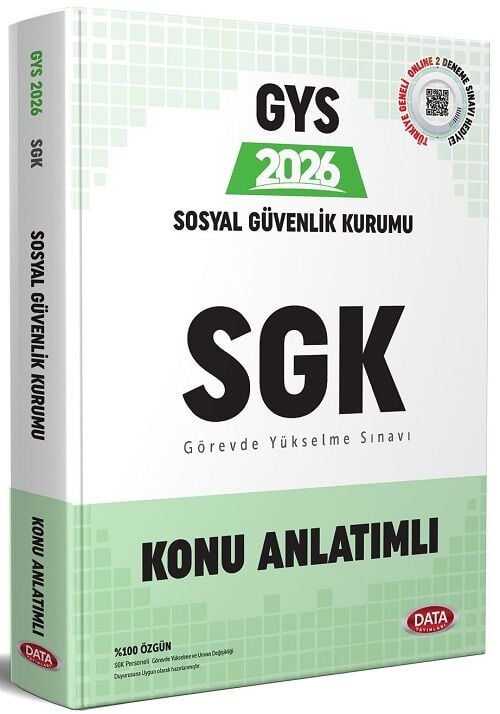 Data 2026 GYS SGK Konu Anlatımlı Görevde Yükselme Data Yayınları