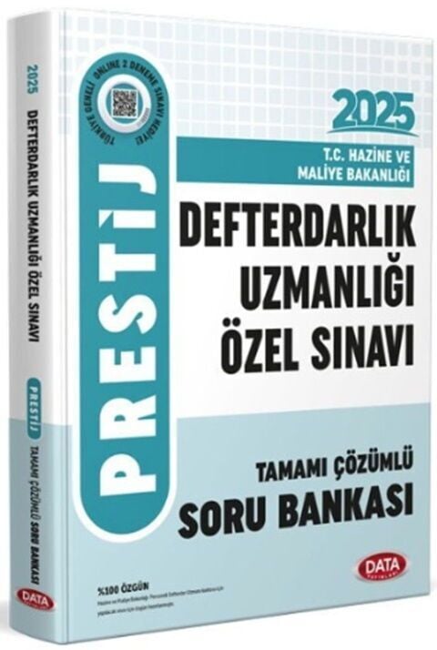 SÜPER FİYAT - Data 2025 Hazine ve Maliye Bakanlığı Defterdarlık Uzmanlığı Özel Sınavı Soru Bankası Data Yayınları