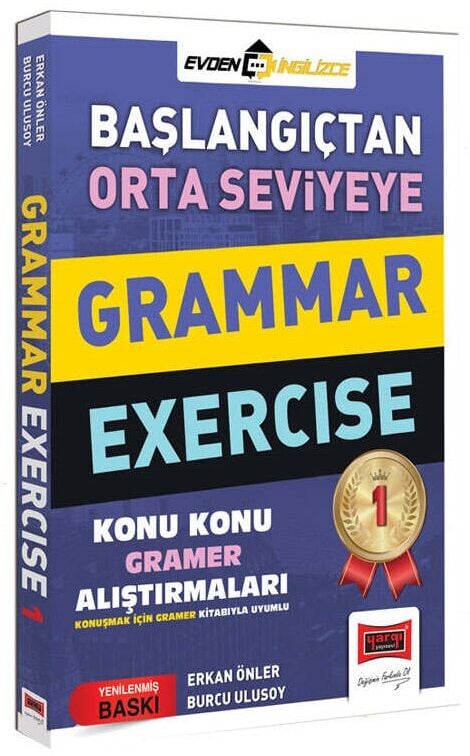 Yargı YDS YÖKDİL YKSDİL TIPDİL Başlangıçtan Orta Seviyeye Grammar Exercise-1 Konu Konu Gramer Alıştırmaları - Erkan Önler Yargı Yayınları