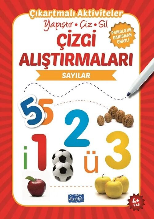 Çizgi Alıştırmaları - Sayılar Parıltı Yayınları