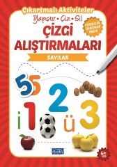 Çizgi Alıştırmaları - Sayılar Parıltı Yayınları