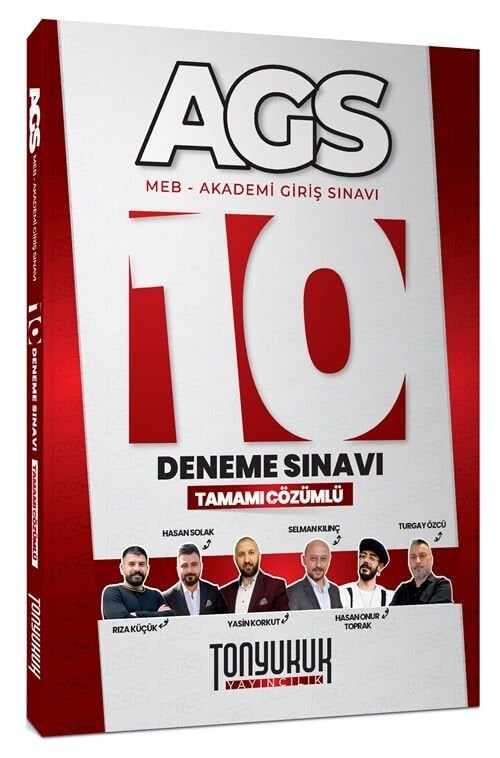 Tonyukuk MEB-AGS Tüm Dersler 10 Deneme Çözümlü Tonyukuk Yayıncılık