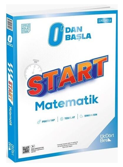 Üç Dört Beş 0 Dan Başla Start Matematik - Şenol Hoca Üç Dört Beş Yayınları