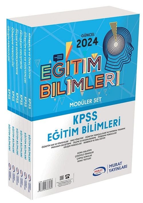 Murat 2024 KPSS Eğitim Bilimleri Konu Anlatımlı Modüler Set Murat Yayınları