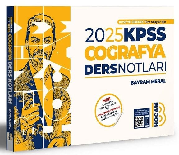 Benim Hocam 2025 KPSS Coğrafya Ders Notları - Bayram Meral Benim Hocam Yayınları