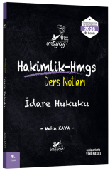 İmtiyaz 2026 HMGS Hakimlik İdare Hukuku Ders Notları 8. Baskı - Metin Kaya İmtiyaz Yayıncılık