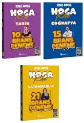 Hoca Kafası 2026 KPSS Tarih + Coğrafya + Vatandaşlık 46 Deneme 3 lü Set Hoca Kafası Yayınları