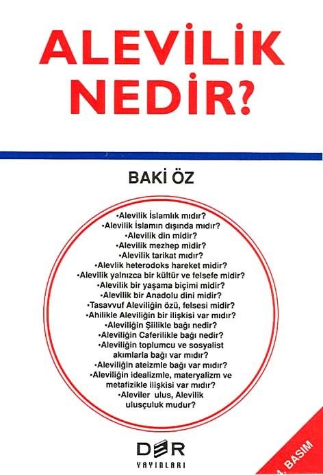 Derin Yayınları Alevilik Nedir - Baki Öz Derin Yayınları