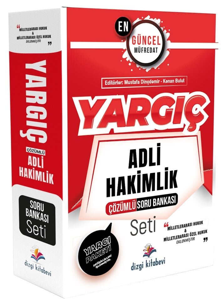 Dizgi Kitap YARGIÇ Adli Hakimlik Soru Bankası Seti Çözümlü Dizgi Kitap