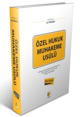 Adalet Özel Hukuk Muhakeme Usulü Ders Kitabı - Ali Türkmen Adalet Yayınevi